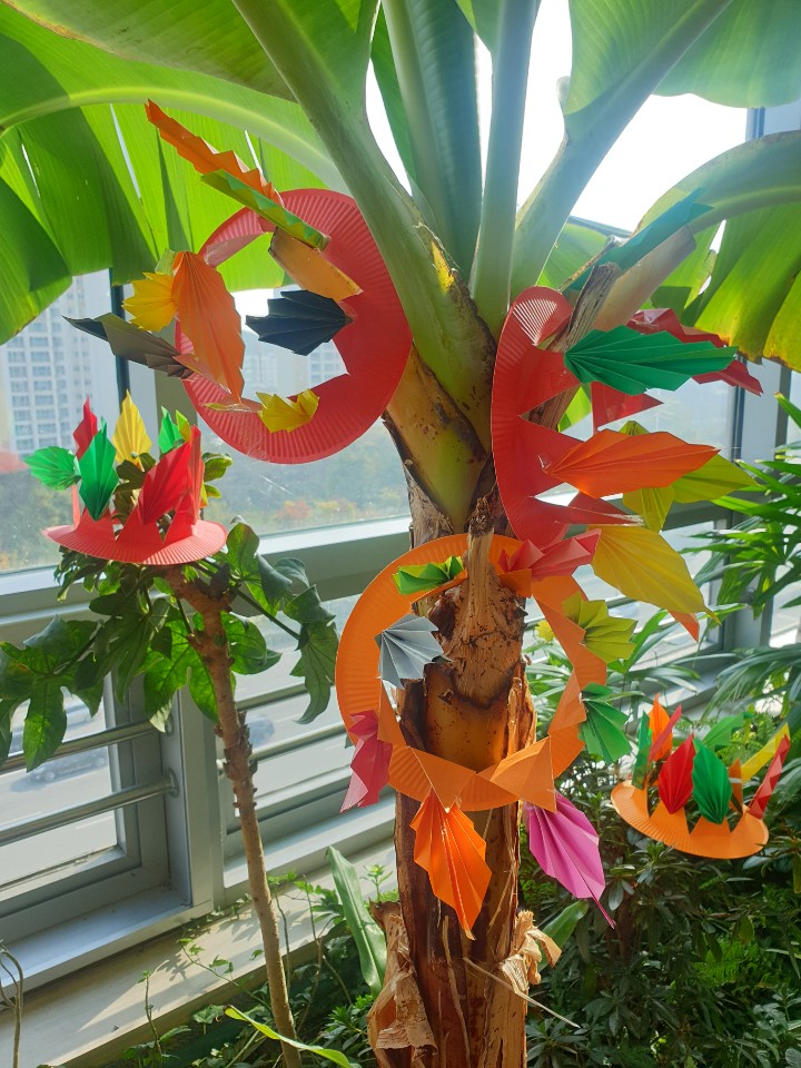 낙엽왕관만들기